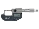 Elektroniczny mikrometr do rur: Zakres pomiarowy 0-25 mm, Rozdzielczość 0,001 mm - LIMIT